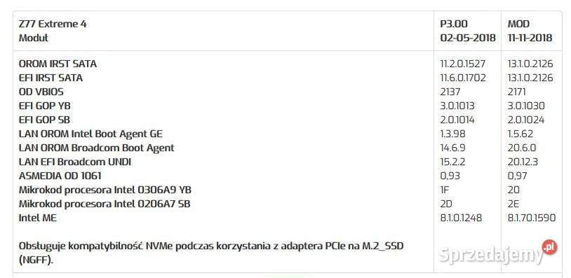 Płyta główna Asrock Z77 EXTREME 4 LGA 1155 Płyty główne Gostynin