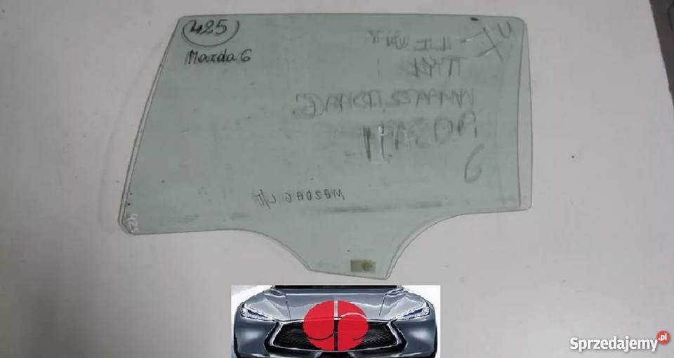 MAZDA 6 I KOMBI SZYBA BOCZNA DRZWI TYŁ LEWY Nowy Tomyśl