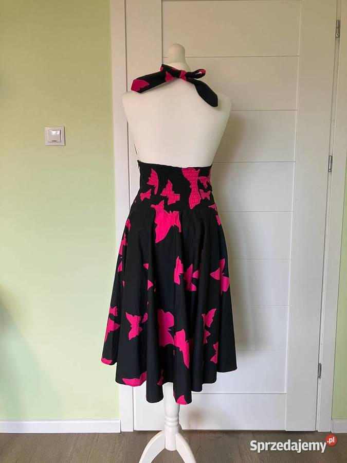 Piękna rozkloszowana midi sukienka pinup 100 Rozmiar 36(S) Rzeszów