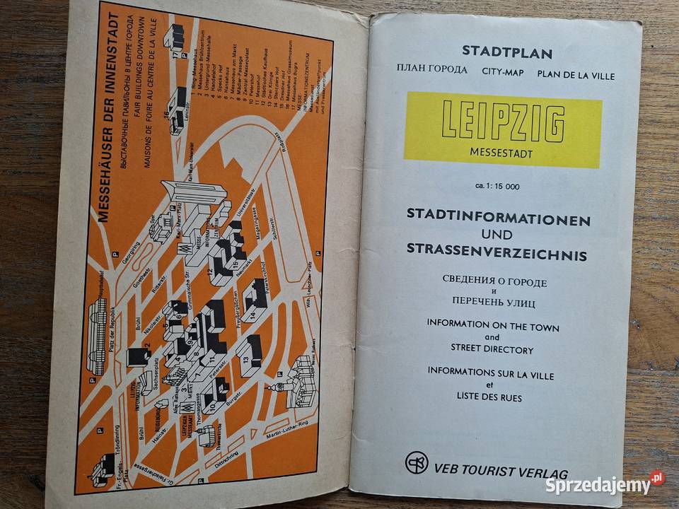 Stadtplan Leipzig 115 000