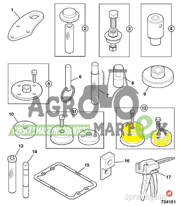 89201157 89201157 NARZĘDZIE SERWISOWE JCB Wichrów