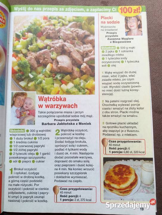 PRZEPISY CZYTELNIKÓW 72011 M IN ZUPA PIJACKA Czasopisma Piszczac