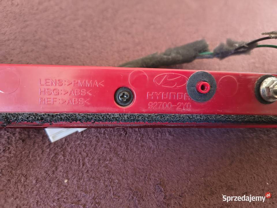 Lampa trzeciego stopnia Hyundai ix20 927002Y0 Bąkowa