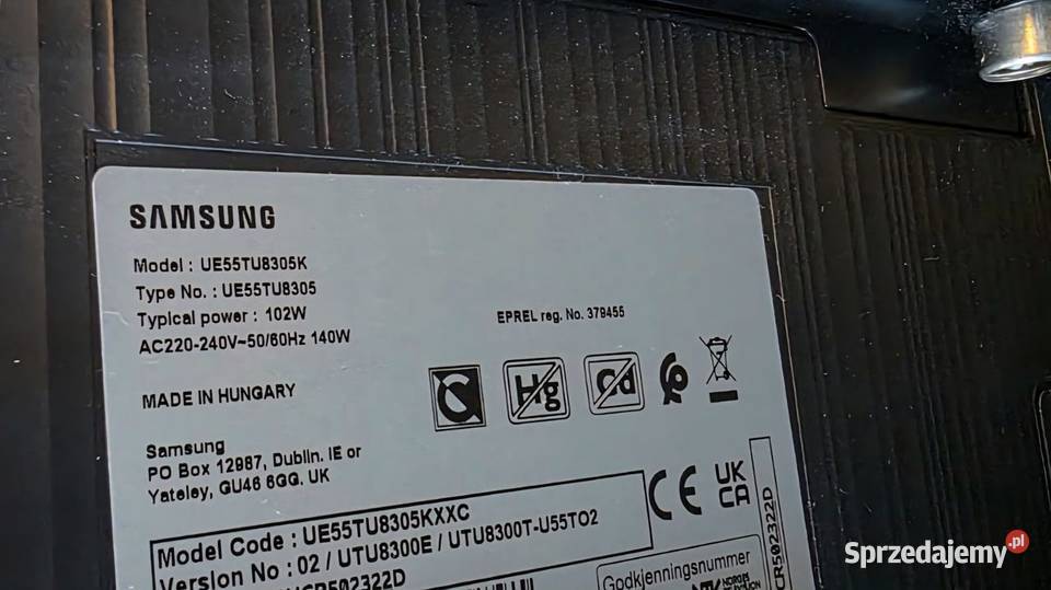 Samsung 4K Smart TV Inowrocław