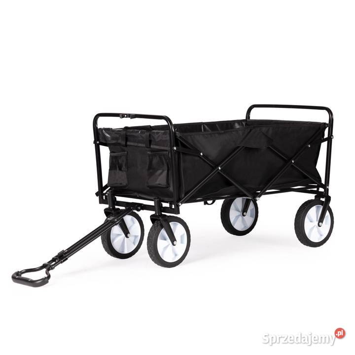 Składany duży wózek ogrodowy plażowy turystyczny