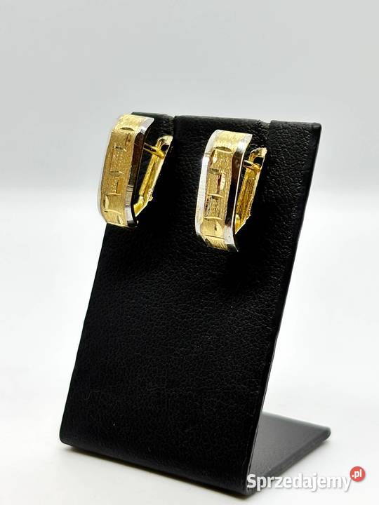 Nowe złote kolczyki pr 585 160g Elbląg