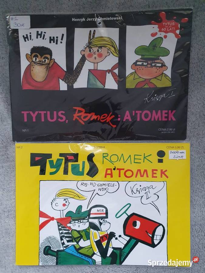 Tytus Romek i ATomek zestaw 9 komiksów różne Rok wydania 2005 Gdynia