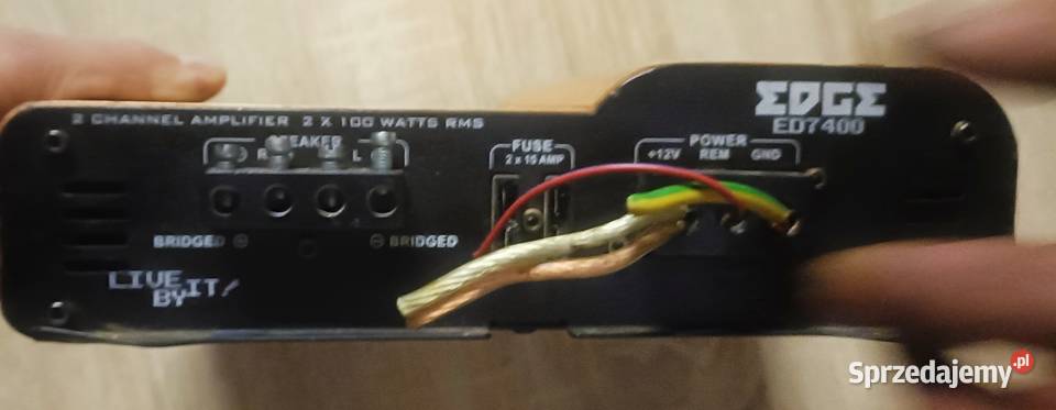 Wzmacniacz samochodowy EDGE7400 Watt dolnośląskie Oleszna