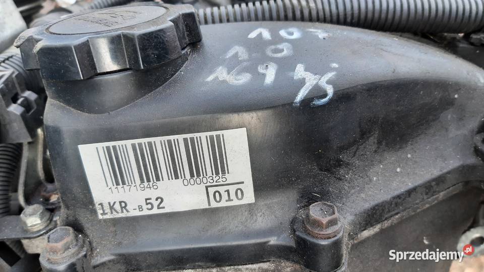 silnik kompletny 10 1KRb52 peugeot 107 aygo Dębno