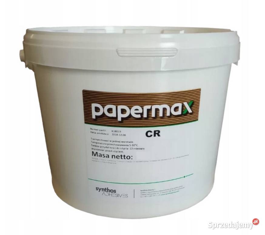 KLEJ PAPERMAX CR 10 DO PAPIERU TEKTURY KARTONU Rzeszów
