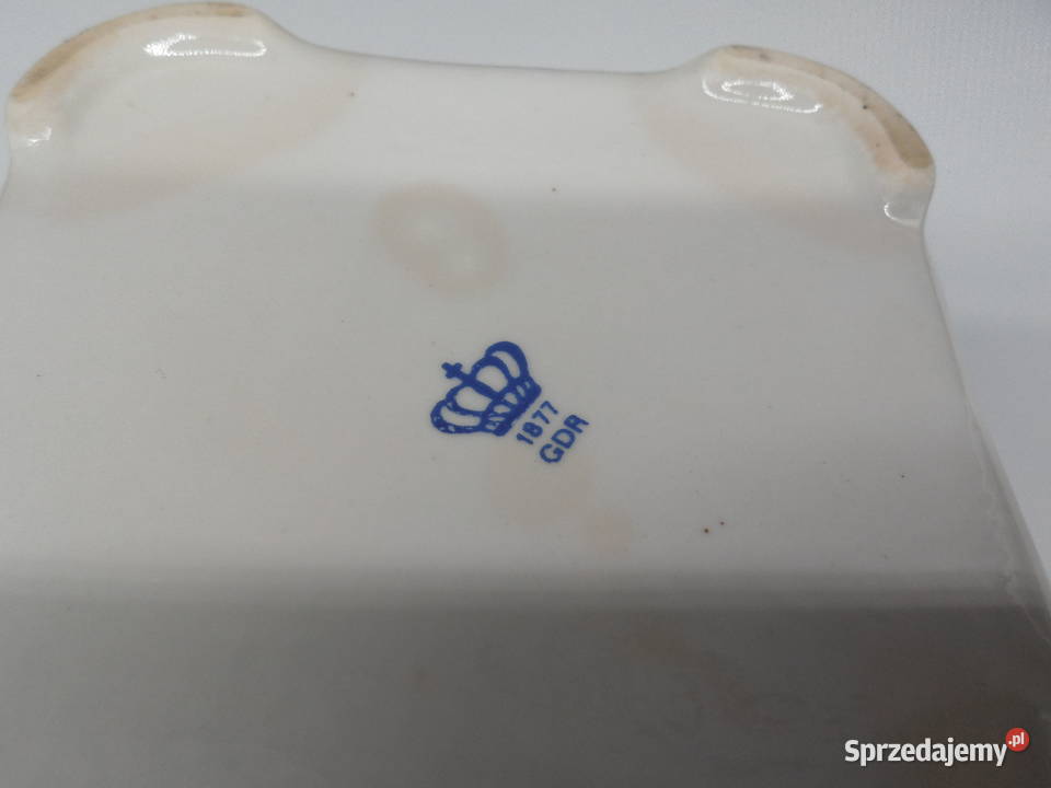 Porcelanowa Szkatułka Puzderko Kwiaty wielkopolskie Raszków