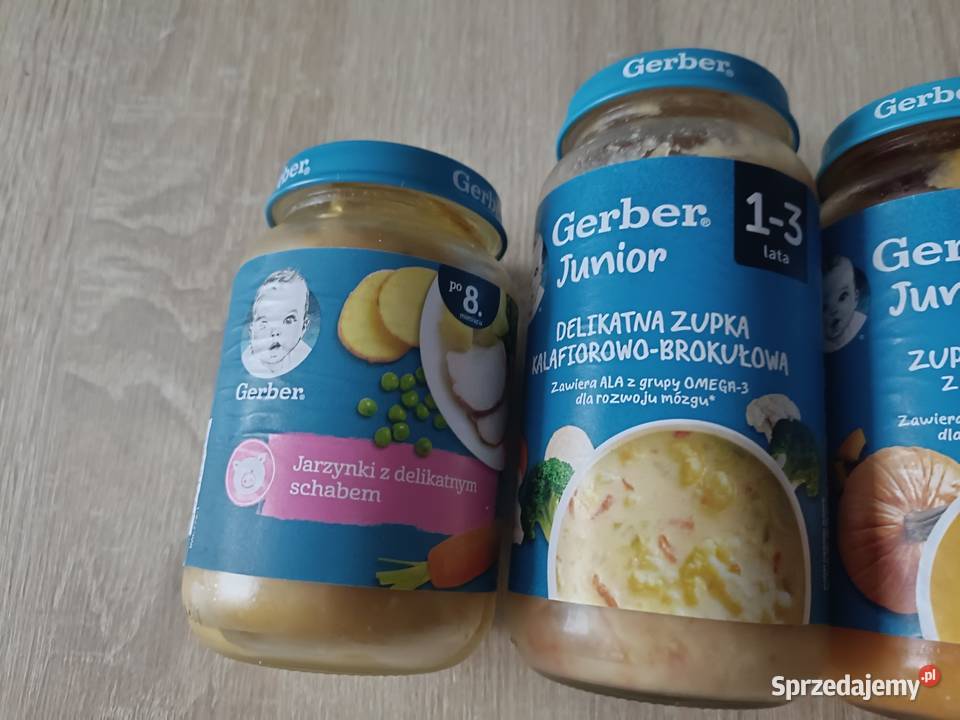 Zestaw obiadków z Gerbera pomorskie Kwidzyn sprzedam