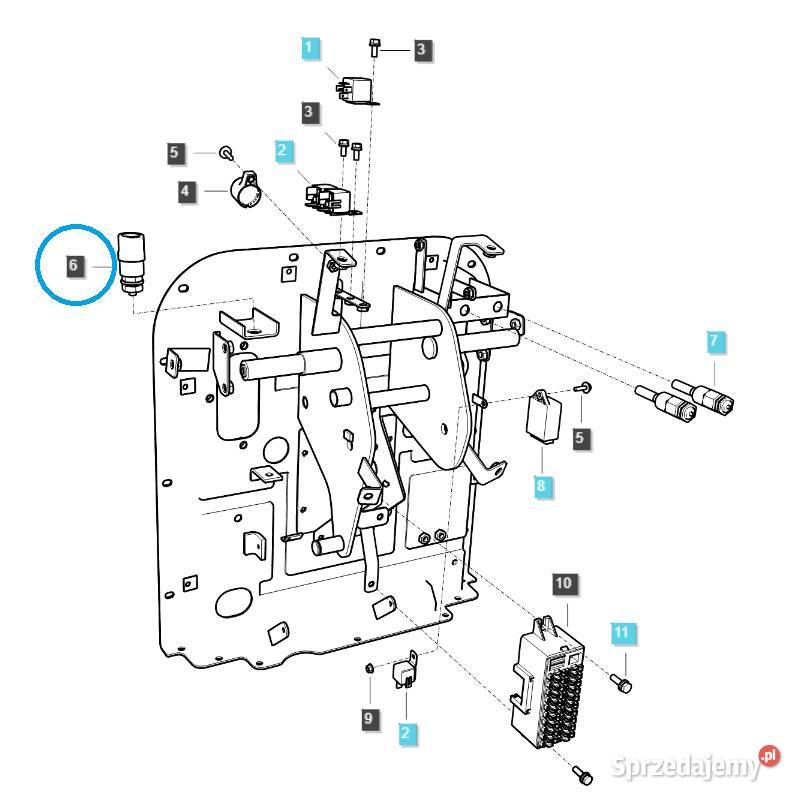 Czujnik położenia pedału sprzęgła TRG750 LS Tajęcina