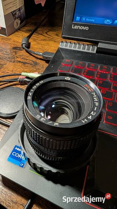 Radziecki obiektyw MC Mir 24H mocowanie Nikon małopolskie Nowy Sącz