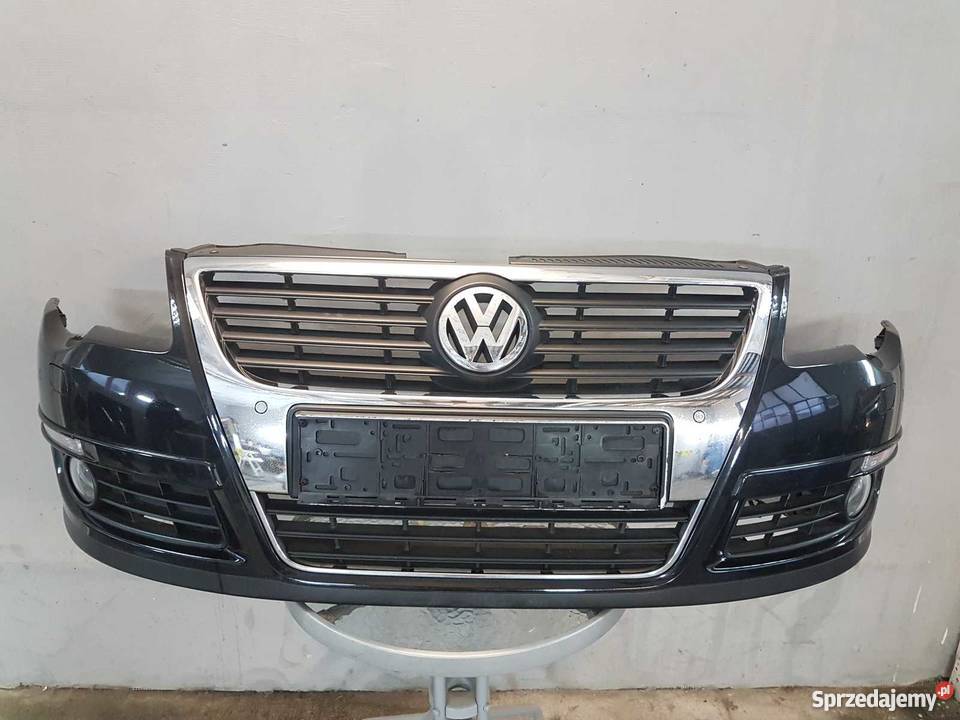 ZDERZAK PRZEDNI GRILL SPRYSKI PDC PASSAT B6 LC9X Radzymin