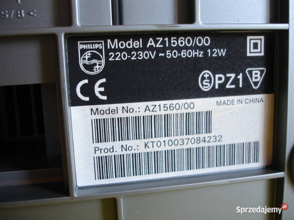 Radiomagnetofon z CD PHILIPS AZ1560 lubuskie Zielona Góra