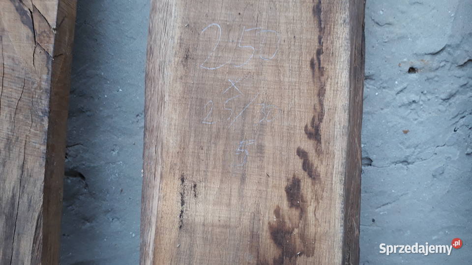 Deska dębowa gruba sezonowana Głogów