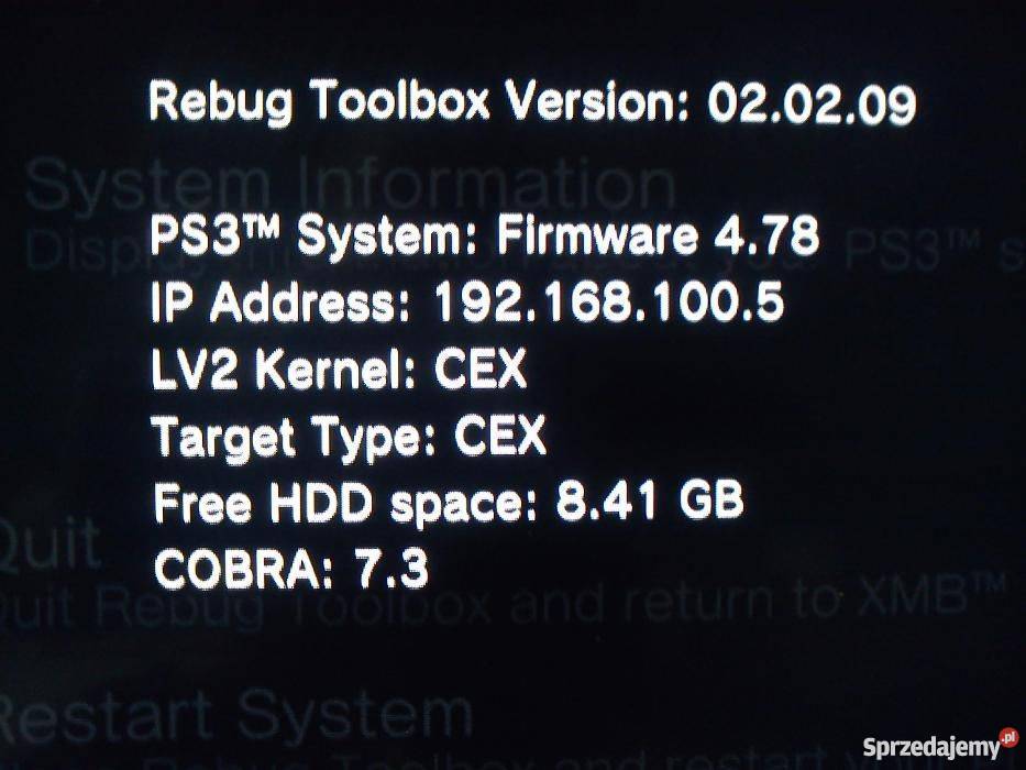 Sony 3 Slim CECH 2004b REBUG Sony Playstation 3 pomorskie Prabuty