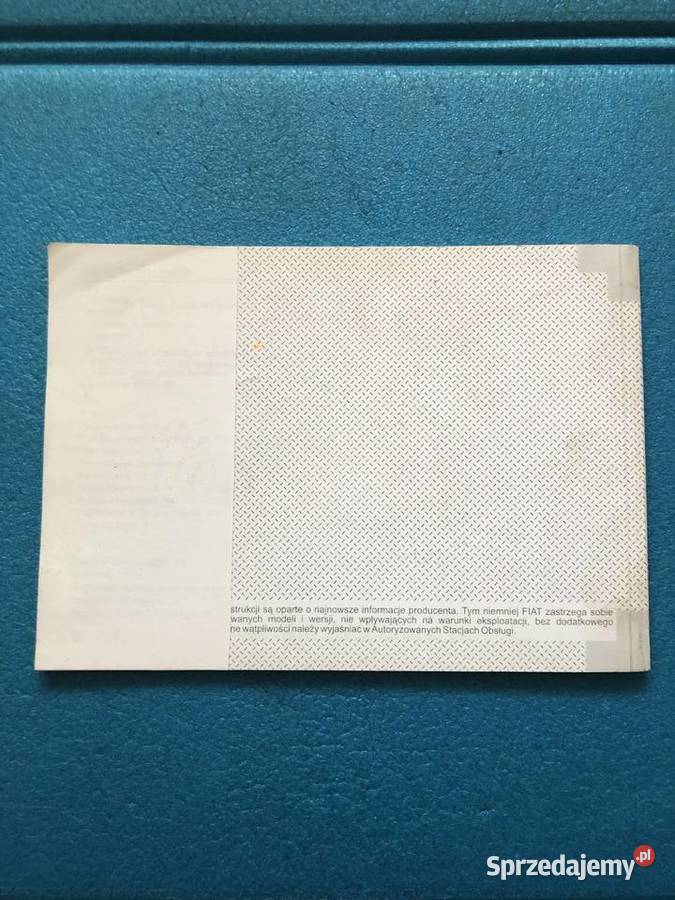 Fiat 126p Maluch instrukcja obsługi Sosnowiec sprzedam