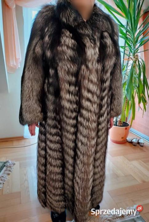 Futro naturalne lis srebrny Legionowo sprzedam