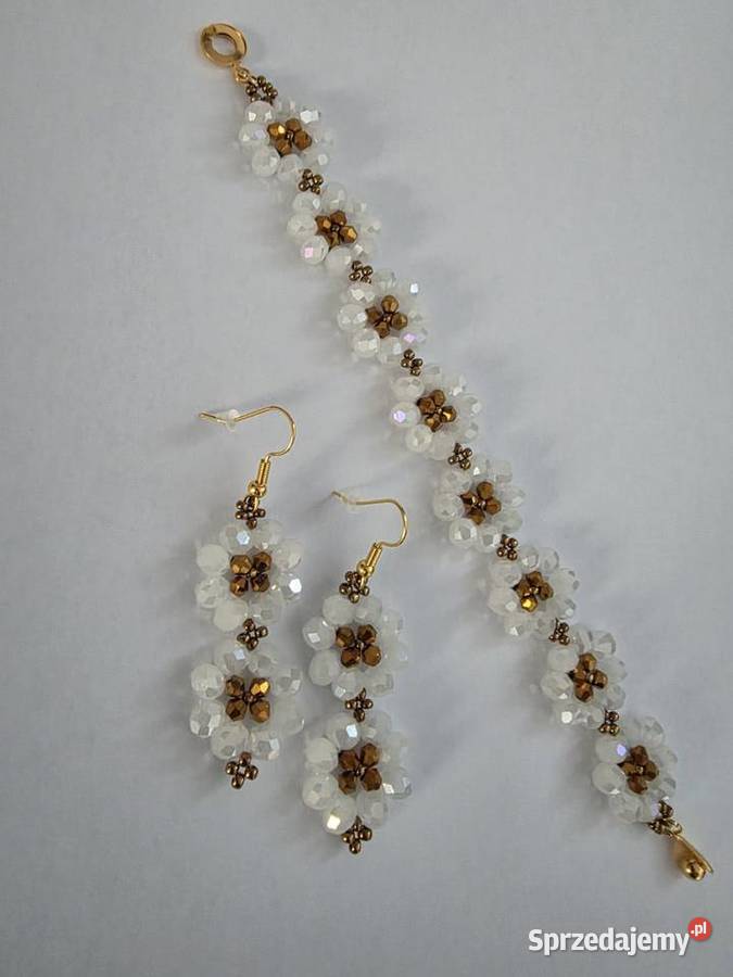 Damska bransoletka i kolczyki dł 195 Zestawy biżuterii sprzedam