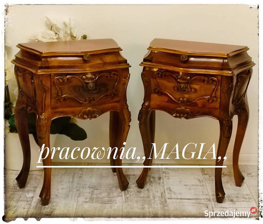 Stylowe szafki stoliki nocne brzuchatki ludwik Goleniów sprzedam