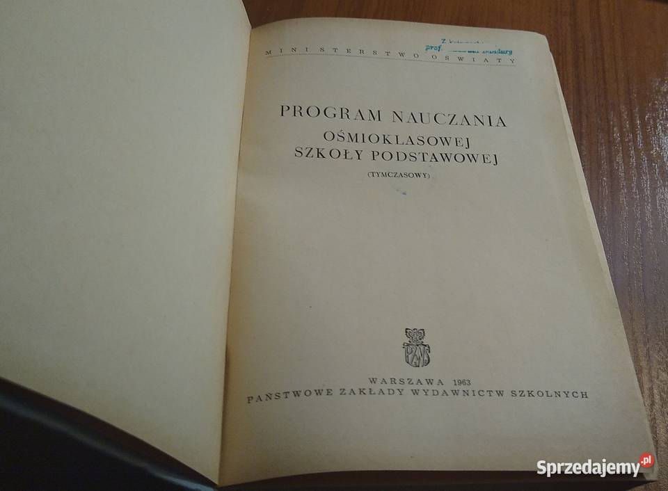 Program nauczania ośmioklasowej szkoły pomorskie