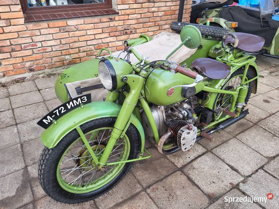 M 72 kmz imz k 750 mt mw dniepr ural Rok produkcji 1957 Mogilno