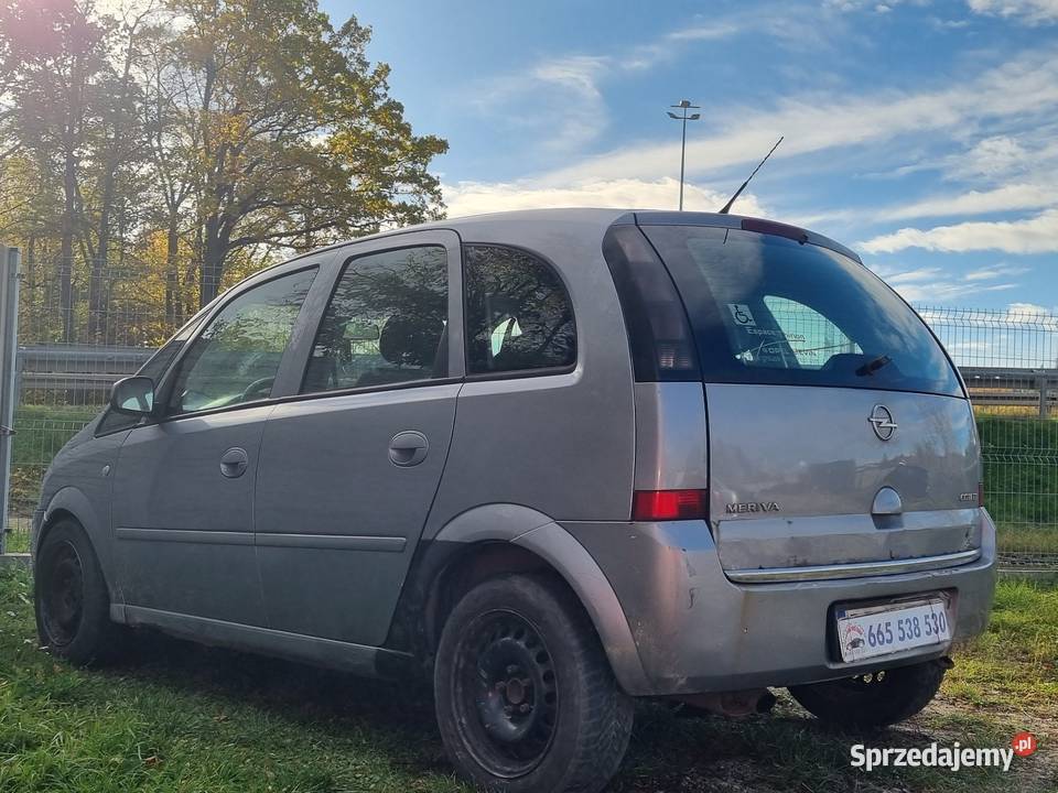 Opel Meriva 17 CDTI 2009r Hatchback dolnośląskie Świebodzice