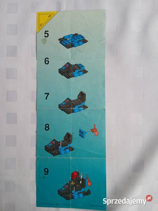 6115 LEGO Kompletny Instrukcja Skuter Akwarekin Bielsko-Biała