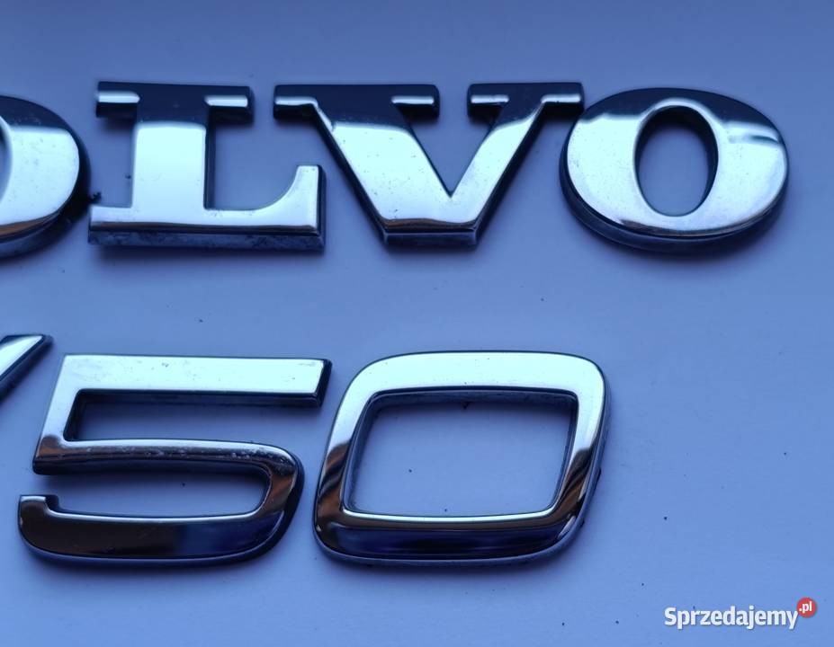 Napis emblemat Volvo V50 0412r Pozostałe Lipno