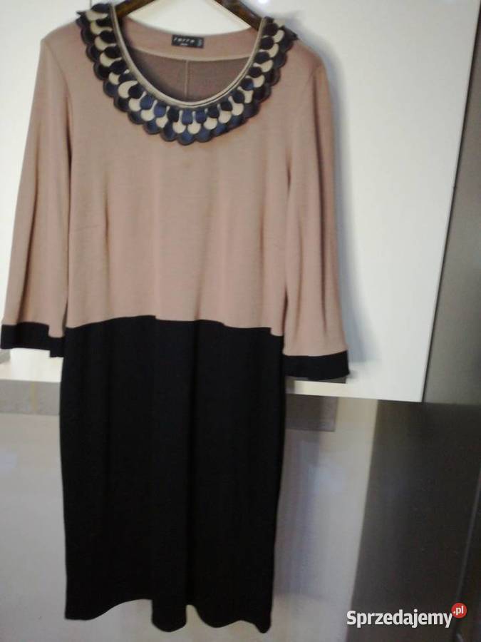 Sukienka damska z oryginalnym kołnierzem Lublin sprzedam