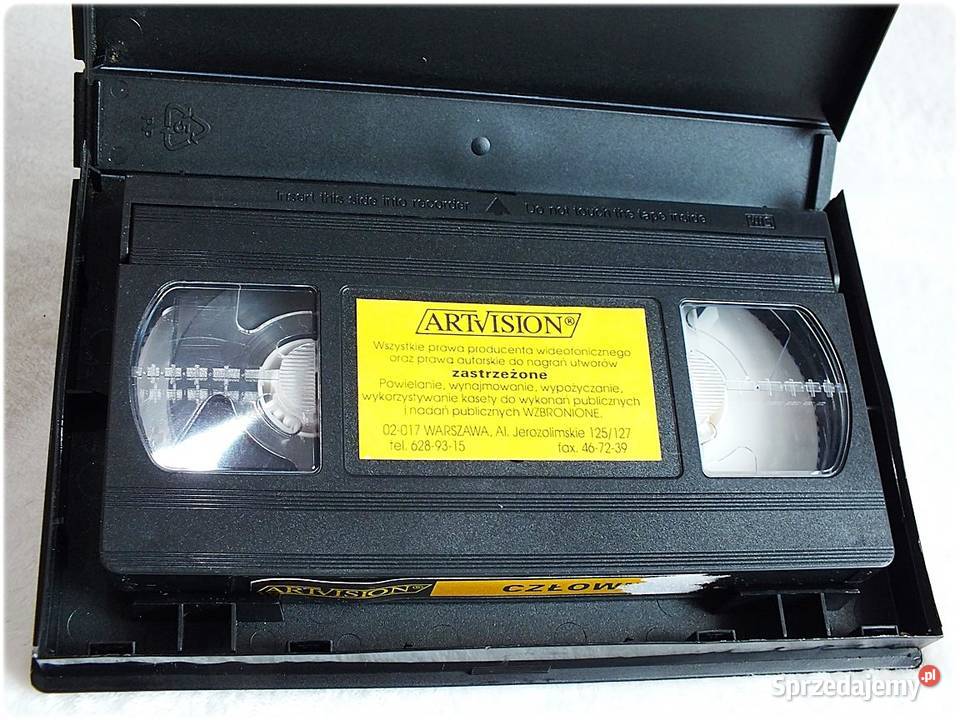 Kaseta VHS Człowiek Nocy Film na Video ORYGINAŁ sprzedam