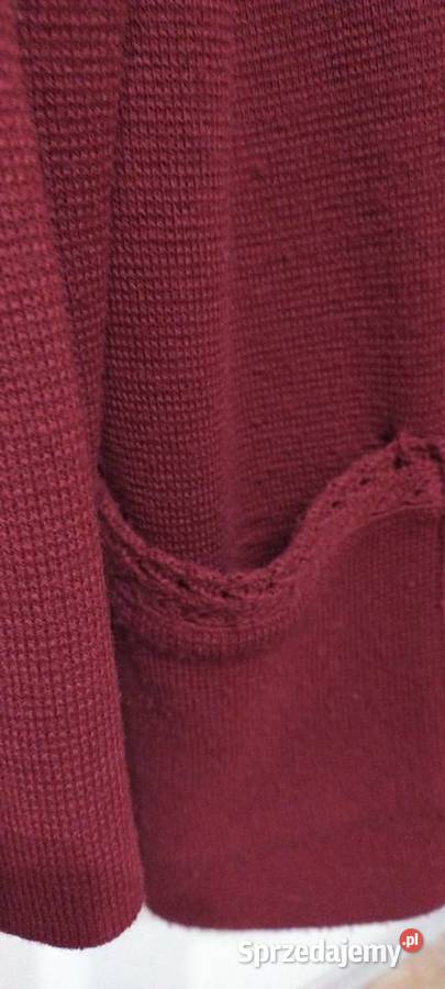 Kardigan damski w kolorze bordowym Rozmiar 42(XL) Lublin