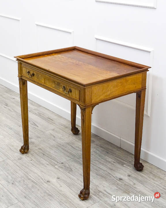 Toaletka VINTAGE KONSOLA stoliczek MAHOŃ 56cm wielkopolskie Kalisz sprzedam