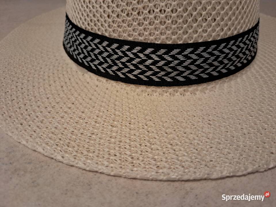 Kapelusz letni kremowy do sprzedania Uniseks Kraków
