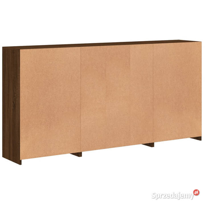 Szafka z oświetleniem LED brązowy dąb 202x37x100 Warszawa