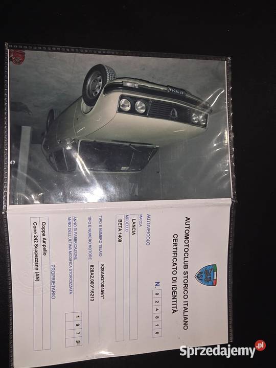 Lancia Beta z 1973 roku urok włoskiego designu z Beta Zgierz