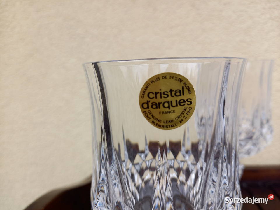 Francuskie kryształowe kieliszki do wina 6 Warszawa