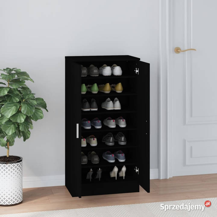 Szafka na buty czarna 55x35x108 materiał Warszawa sprzedam