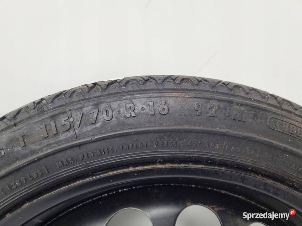 KOŁO DOJAZDOWE Opel Astra J Zafira C dojazdówka Chełm