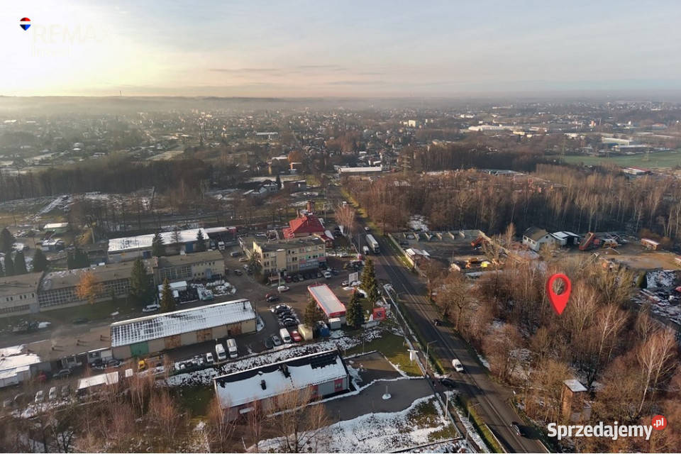 Działka usługowa 305m2 Kęty