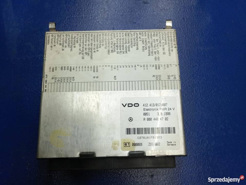 MODUŁ KOMPUTER FR MB ATEGO A0004464702 Układ elektryczny Rzędowice