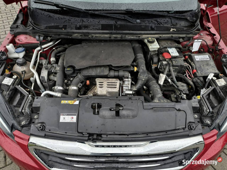 Peugeot 308 12 benzyna 130 automat eat 6 full bordowy Kęty