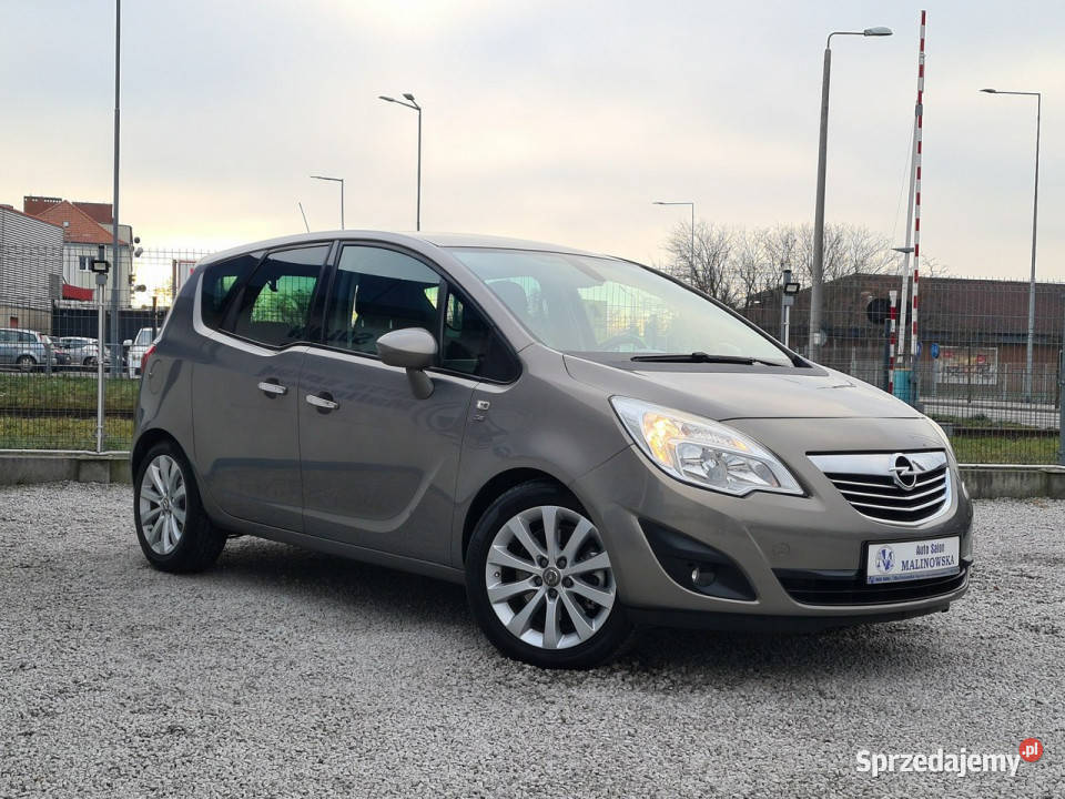 Opel Meriva Klimatyzacja Półskóry Tempomat czujnik zmierzchu Wągrowiec