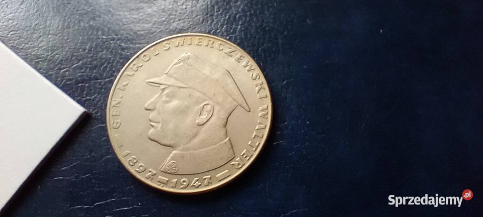 Stare monety 10 złotych 1967 Świerczewski