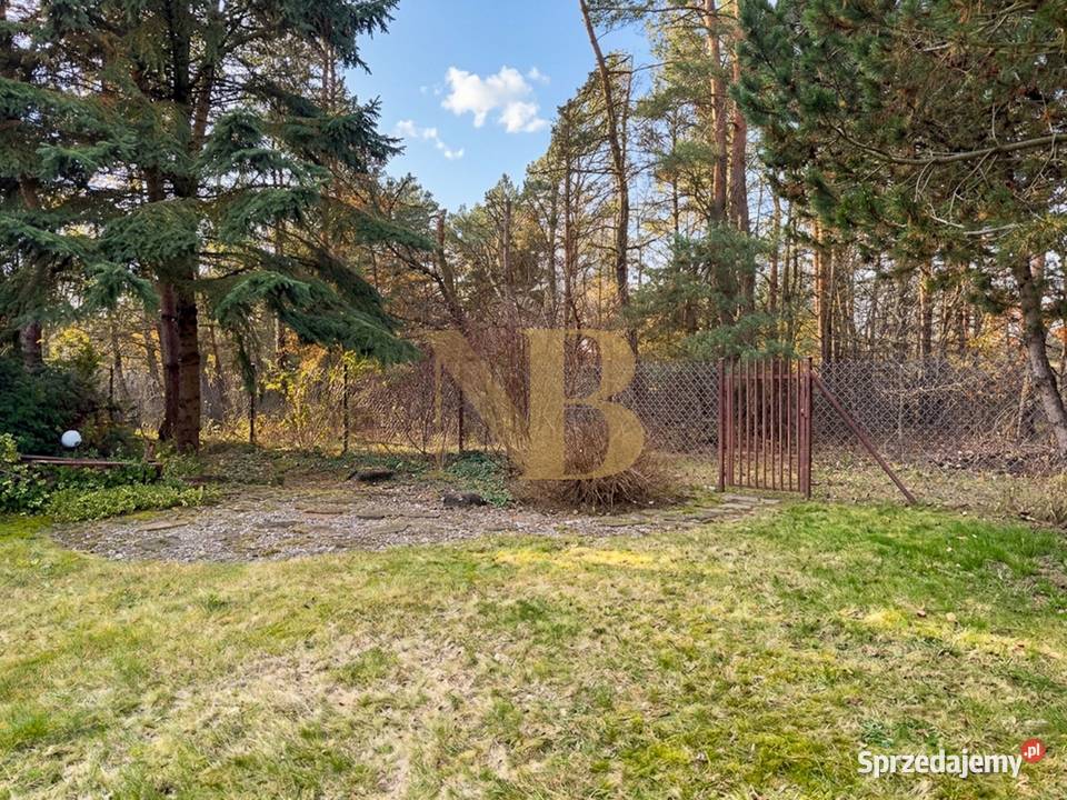 Parterowa willa z furtką do lasu 35minut mazowieckie Czarny Las