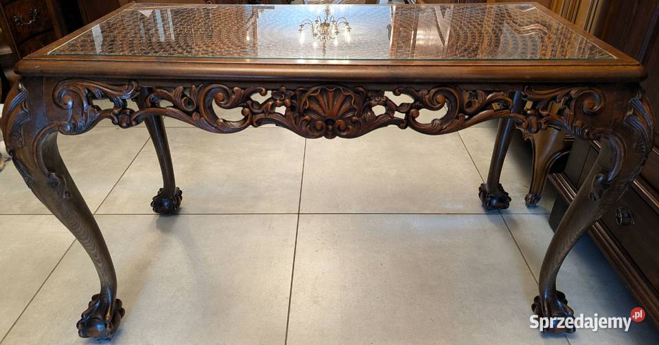 Wspaniały dębowy stolik na łapach sklep Dąbrowa Dąbrowa Górnicza