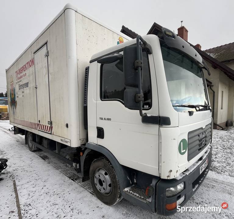 MAN TGL 8180 314 z windą Pruszcz Gdański