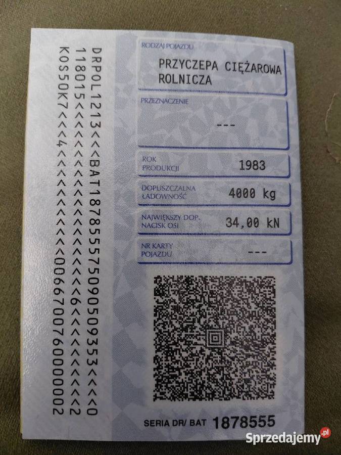 Przyczepa rolnicza autosan d47b Przyczepy rolnicze małopolskie